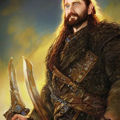 Image similar to Thorin Oakenshield by Mark Brooks, Donato Giancola, Victor Nizovtsev, Scarlett Hooft, Graafland, Chris Moore