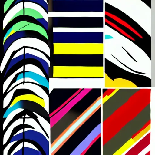 Image similar to roy lichtenstein color palette