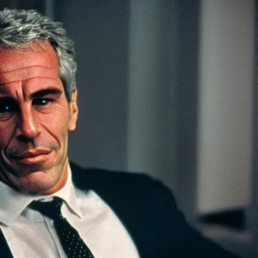 Prompt: Jeffrey Epstein in American Psycho (1999)