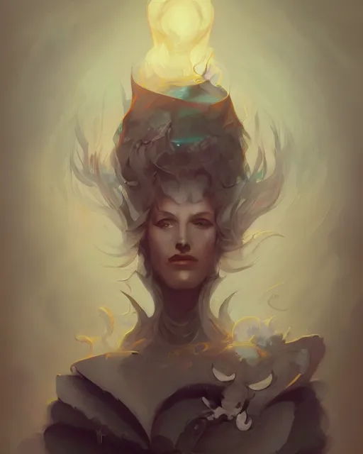 Prompt: portrait of a wizard by peter mohrbacher. photographic, photography. trending on artstation