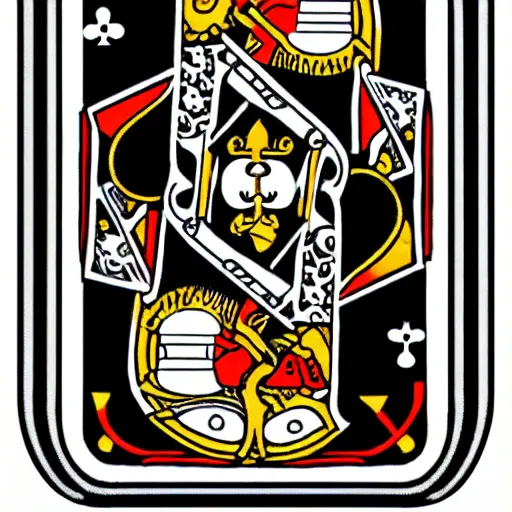 Image similar to jack of clubs card futuristic ultrarealistic