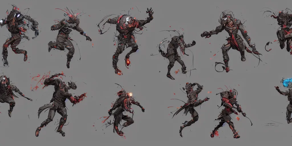 Prompt: cartoonish character running, vivid colors, character sheet, fine details, concept design, contrast, kim jung gi, greg rutkowski, trending on artstation, 8 k, full body, turnaround, front view, back view, ultra wide angle