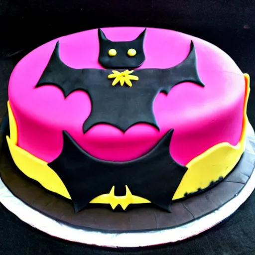 Image similar to bat birthday cake,