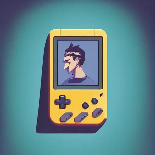 Image similar to face icon stylized minimalist game boy advance, loftis, cory behance hd by jesper ejsing, by rhads, makoto shinkai and lois van baarle, ilya kuvshinov, rossdraws global illumination