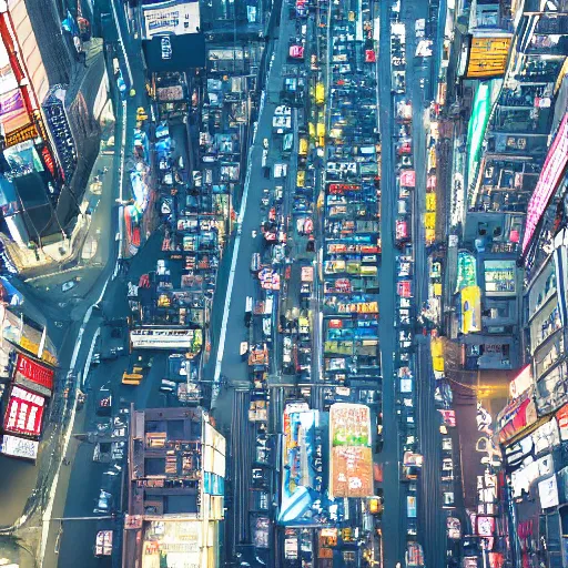 Prompt: aerial view of tokyo. still frame from studio ghibli anime film, good lighting and shadows, extreme sense of scale, comfortable, vibrant!! colors, 2 d digital art