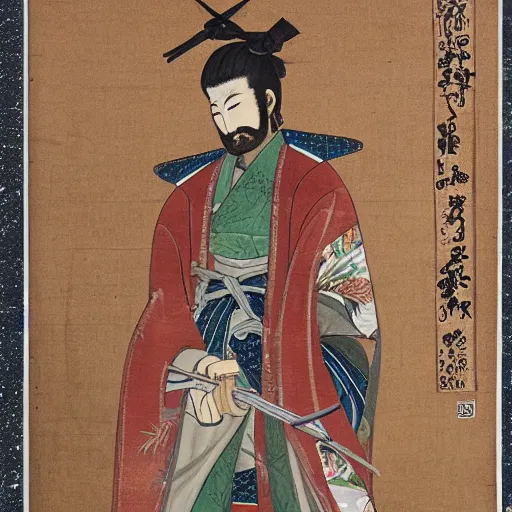 Image similar to isshin sword saint holding a pistol, detailed