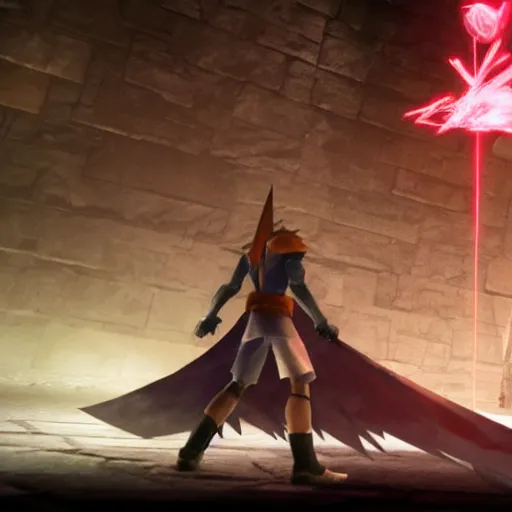 Prompt: Screenshot of Pyramid Head in Super Smash Bros Ultimate