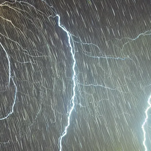 Image similar to army of spheres with lightning on surface