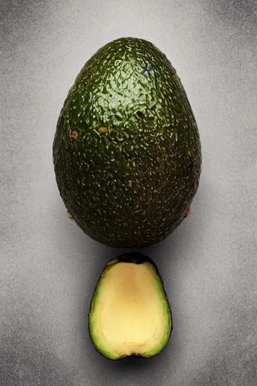 Image similar to 📷 gaten matarazzo face is an avocado seed 🥑, made of food, head portrait, dynamic lighting, 4 k