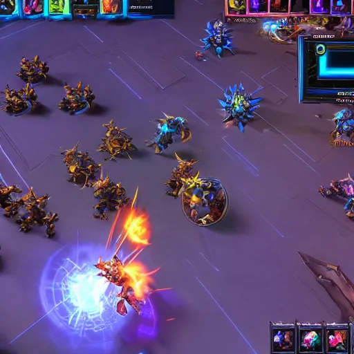 Image similar to heroes of the storm, game review, screenshot, high quality