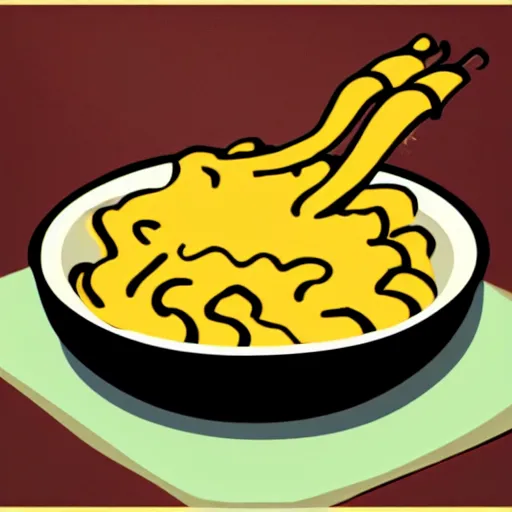 Image similar to cultist symbol for mac and cheese