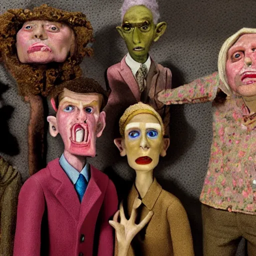 Prompt: mandatory diversity claymation by otto dix, hyperrealistic, masterpiece, aesthetic