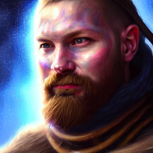 Prompt: ( hyperrealistic portrait of a war cleric in an armor full of runes, the background is decorated with a starry sky ) by noah bradley, photorealistic, dynamic lighting, very detailed faces, trending on artstation, wallpaper, dream, 4 k, award winning, lovely pastel colors, ethereal, elegant