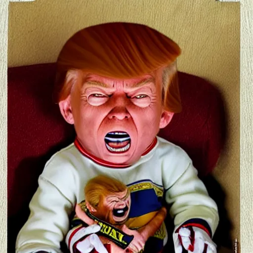 Image similar to “Trump as Chucky”