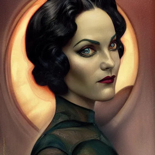 Prompt: a streamline moderne, ( art nouveau ), multi - racial portrait in the style of charlie bowater, and in the style of donato giancola, and in the style of charles dulac. intelligent, beautiful eyes. symmetry, ultrasharp focus, dramatic lighting, semirealism, intricate symmetrical ultrafine background detail.