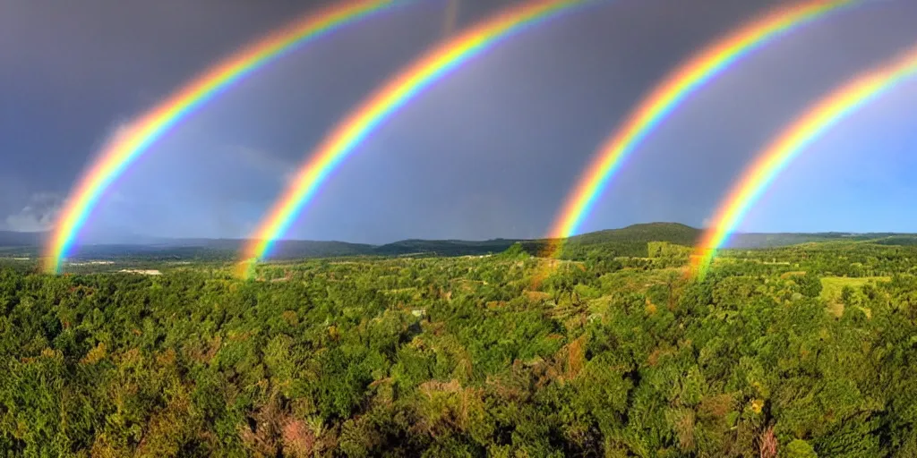 Image similar to equirectangular rainbow