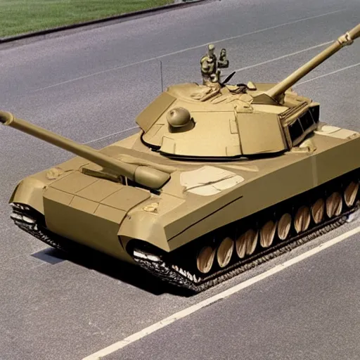 A modern, futuristic german tank named after the Tiger
