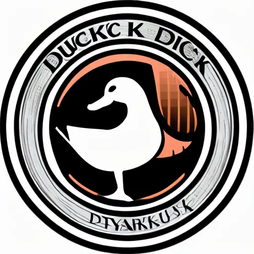 Image similar to a duck, modern, pictorial mark, iconic logo symbol