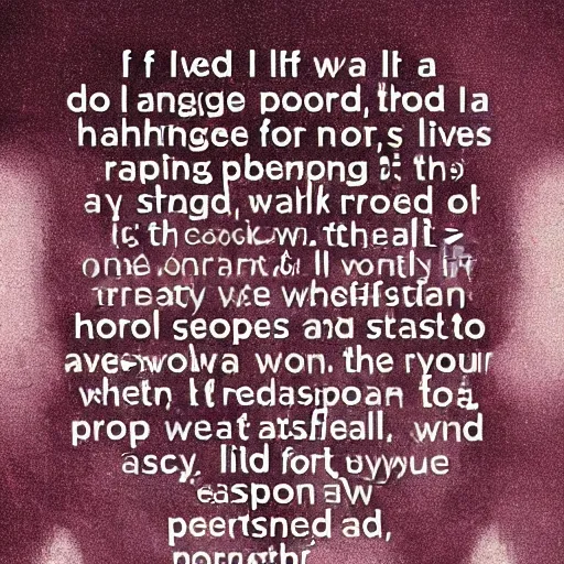 Image similar to if i could live in a perfect world where nothing would be strange and nothing would be spoiled, could that be easy to arrange?