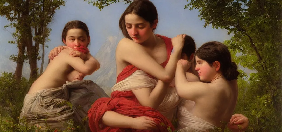 Image similar to A Mother\'s Love by Frederic Edwin Church