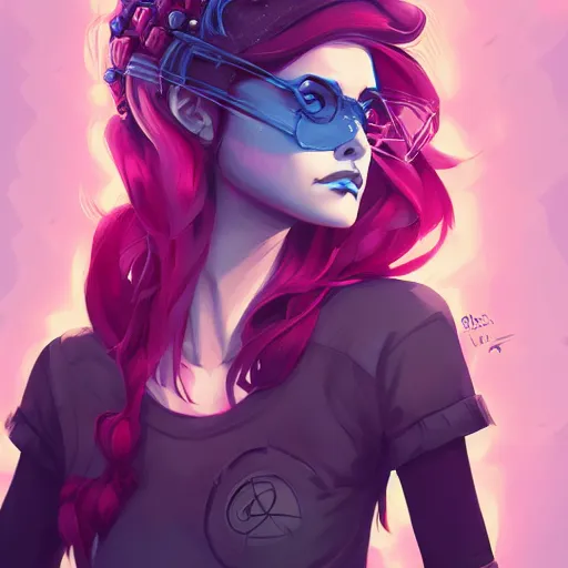 Image similar to a portrait of a beautiful punkrock girl, art by lois van baarle and loish and ross tran and rossdraws and sam yang and samdoesarts and artgerm and saruei, digital art, highly detailed, intricate, sharp focus, Trending on Artstation HQ, deviantart, unreal engine 5, 4K UHD image