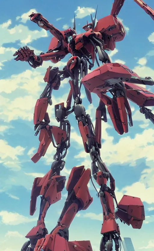 Image similar to < 3 d huge mecha > in the style of < neon genesis evangelion > with a < mechanical guitar > in hand, movie poster, < full body robot >, 3 d anime, arcane style, retropunk, steampunk, high resolution, 4 k, retrofuturism, studio ghibli, simon stalenhag