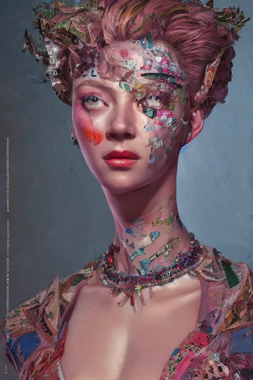 Image similar to hyper-realisti ultra-detailed maximalist and dramatic fullbody female portrait by andrei riabovitchev inspired by igor goryunov overpainted by hiroshi yoshida. 8k realistic. Cinematic. Beautifully lit. No background. artstation. Deviantart. CGsociety.