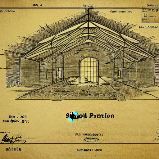 Image similar to stable diffusion patent drawing style