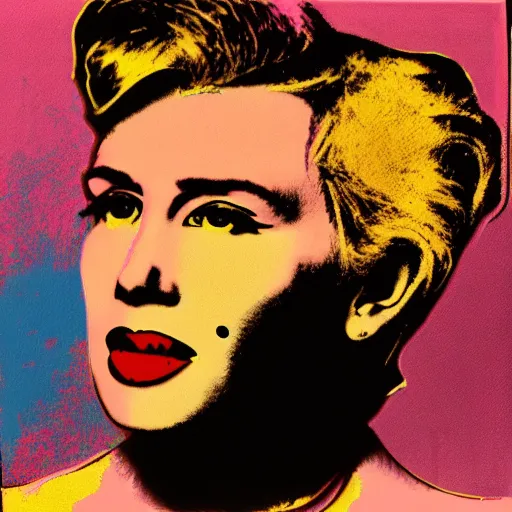 Prompt: an Andy warhol painting of artificial intelligence generated art
