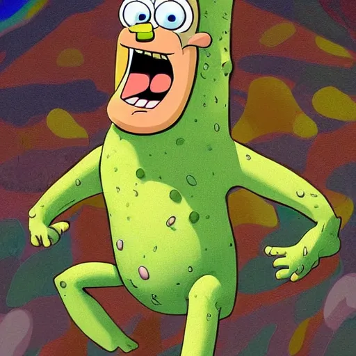 Image similar to patrick from spongebob as a centobite, artstation hall of fame gallery, editors choice, #1 digital painting of all time, most beautiful image ever created, emotionally evocative, greatest art ever made, lifetime achievement magnum opus masterpiece, the most amazing breathtaking image with the deepest message ever painted, a thing of beauty beyond imagination or words, 4k, highly detailed, cinematic lighting