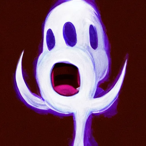 Image similar to a ghostly demon, pixar, concept art