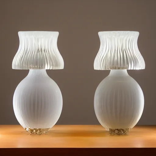 Image similar to Table lamps by Bruce Munro and Lalique