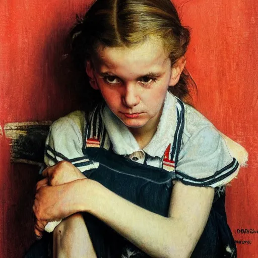 a-sad-girl-artwork-by-norman-rockwell-cinematic-stable-diffusion