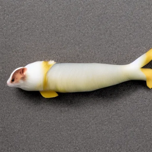 Image similar to A fusion of a fish and a ferret