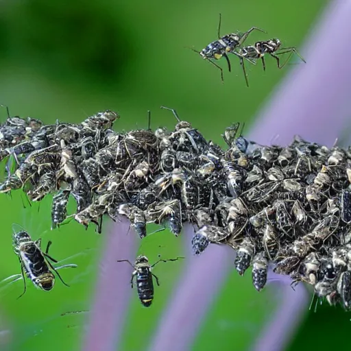 Image similar to a swarm of bugs over san antonio