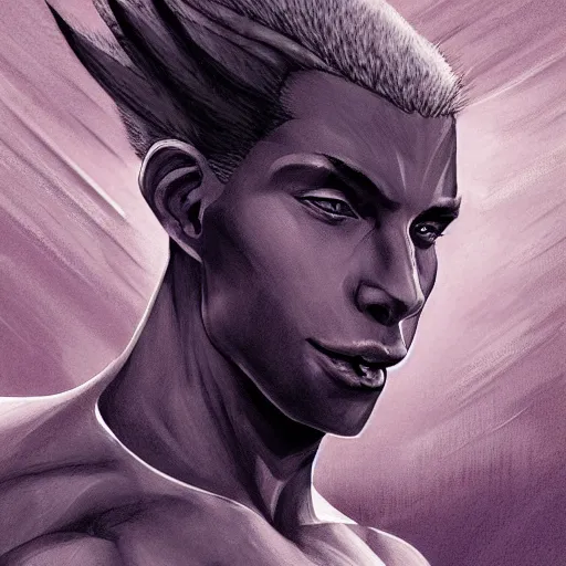 Image similar to beautiful aesthetic portrait commission of an albino male furry anthro sprinter athlete running 100m on athletic track , hyperdetailed, dark atmosphere. Character design by charlie bowater, ross tran, artgerm, and makoto shinkai, detailed, inked, western comic book art, 2022 award winning painting