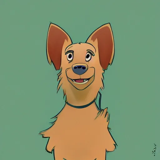 Image similar to golden retriever character shocked, pixar, disney, zootopia, up, concept art, sketch, trending on artstation, graphic novel, childrens illustrated storybook, by alphonse mucha and cory loftis and matthias lechner