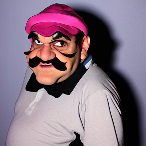 Prompt: wario as a real person