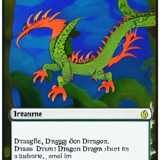 Image similar to a jungle dragon