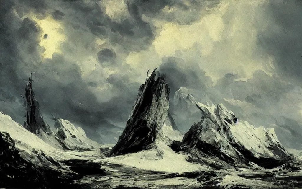 Image similar to a beautiful painting representative of the art style of peder balke