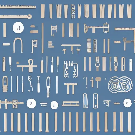 Image similar to 3 0 keys of different sizes, product photo on blue grey background