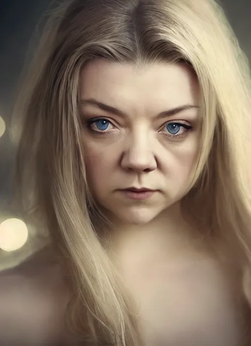 Prompt: natalie dormer wearing fox tail, depth of field, zeiss lens, detailed, symmetrical, centered, fashion photoshoot, by nicoletta ceccoli, mark ryden, lostfish, earl nore, hyung tae, frank frazetta, breathtaking, 8 k resolution, extremely detailed, beautiful, establishing shot, artistic, hyperrealistic, octane render, seductive lighting,