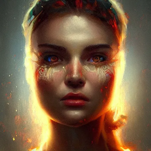 Prompt: a of and by in the art detailed on artstation with painting portrait highly lighting digital beautiful intricate trending concept cinematic