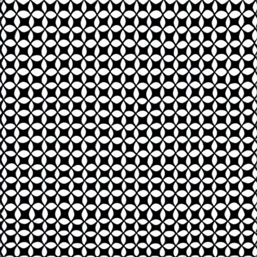 Prompt: pattern of hexagons, black and white, symmetric