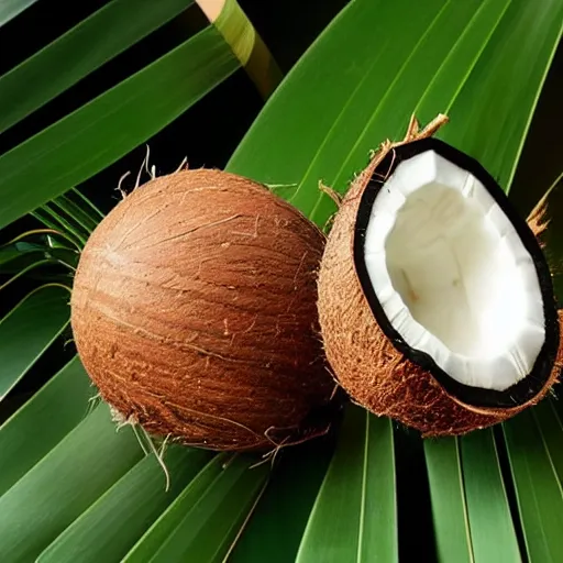 Prompt: a coconut