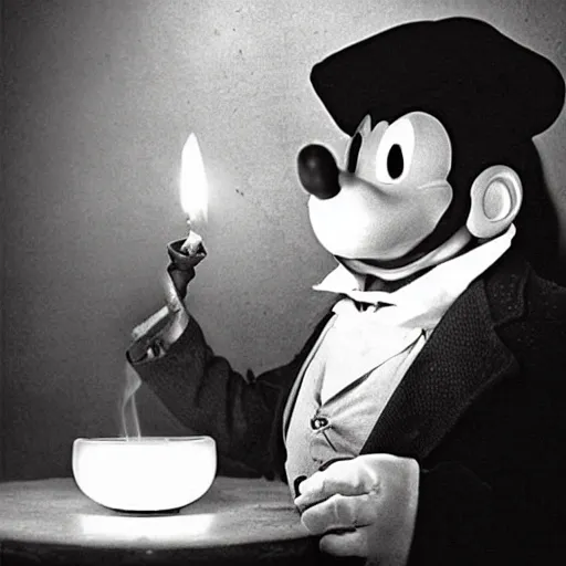 “Sherlock Holmes smoking tobacco in a Mickey Mouse | Stable Diffusion ...