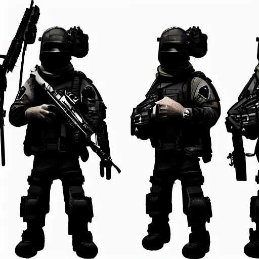 Image similar to digital mascot for special operations service in cyberpunk style