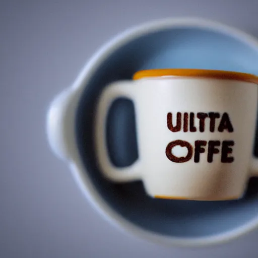 Prompt: tilt-shift photography of a man sitting on the rim of a coffee mug, 8k, ultra realistic, render