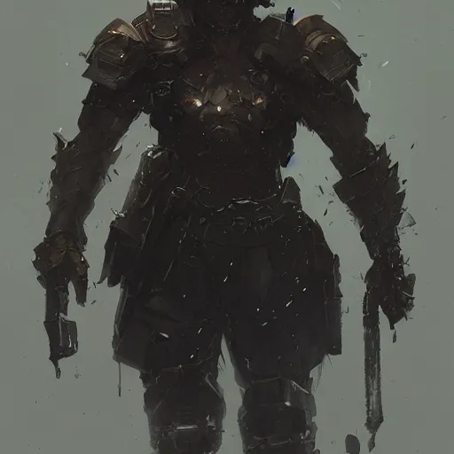 Image similar to portrait of Berserker Armor, dramatic lighting, illustration by Greg rutkowski, yoji shinkawa, 4k, digital art, concept art, trending on artstation