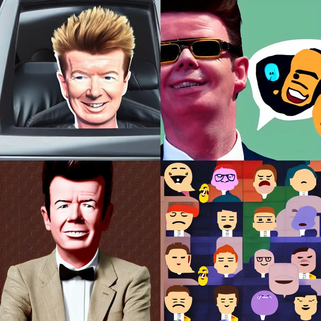 Prompt: emoji for rick astley